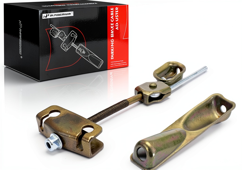 A-Premium Parking Brake Cable Equalizer installed on a Ram 1500 brake system