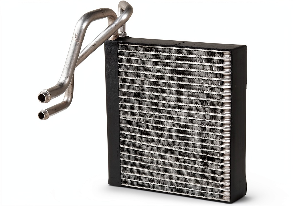 Four Seasons A/C evaporator core installed in a vehicle's HVAC system