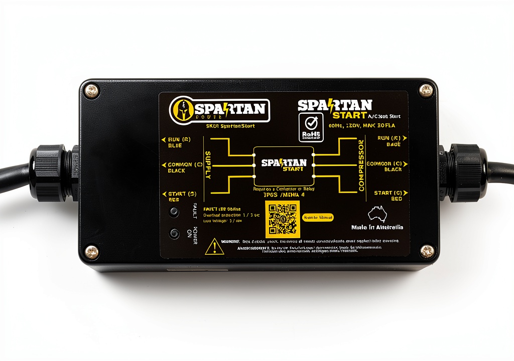 Installing SpartanStart soft starter in an RV electrical panel