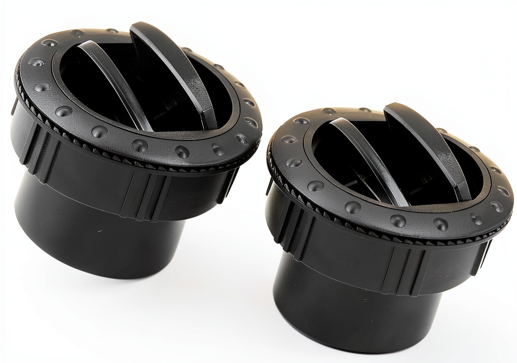 Motoforti universal air vent outlet installed on an RV interior