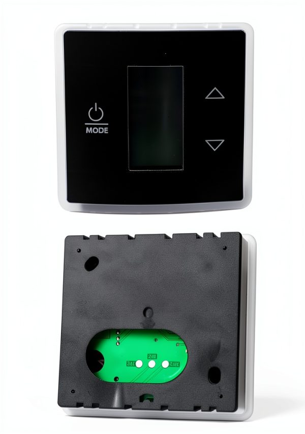 QHHR RV Air Conditioner Thermostat Black Capacitive Touchpad-4