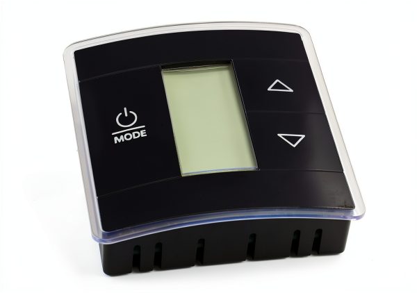 QHHR RV Air Conditioner Thermostat Black Capacitive Touchpad-0