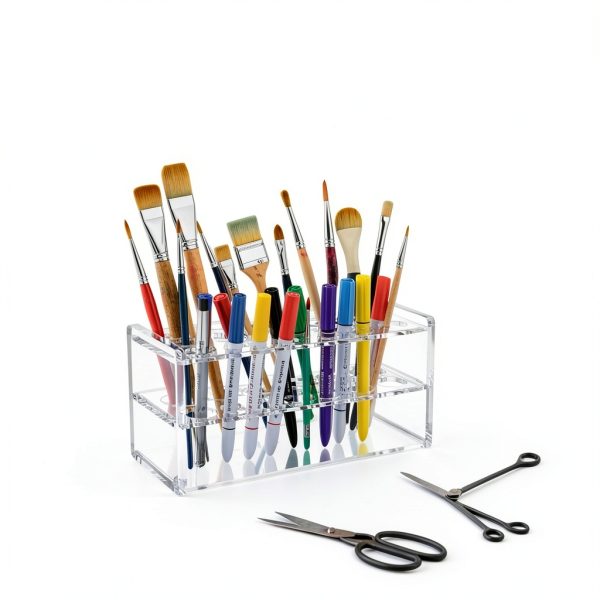Clear Acrylic Test Tube Rack NiuXTool 4.5mm Acrylic 18 Hole 17mmDesign-4