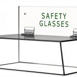 Safety Glasses Holder by Cq acrylic - Dustproof Wall Mount with Lid-0