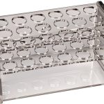 Clear Acrylic Test Tube Rack NiuXTool 4.5mm Acrylic 18 Hole 17mmDesign-0