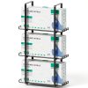 Glove Holder Dispenser Livnhood Wall‑Mount Three‑Tier Metal Box-0