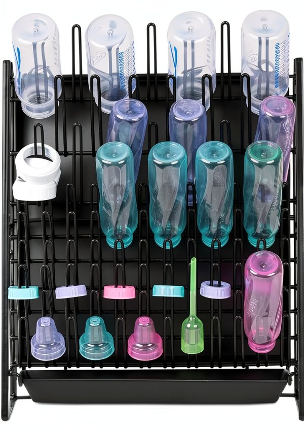 Drying Rack Inevibe Saving Steel Wire Stand Black Model IV-LDR225-5