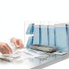 Clear Sterilization Pouches Dispenser Rack – Leinuosen 6‑Divided Wall-5
