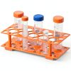 Test Tube Rack ZTSXLLIM 2 Pack Blue Orange Detachable 28-Well Stand-1