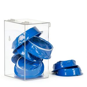 Hairnet Dispenser by IneVibe Acrylic Holder IV-UH30 Wall or Countertop-0