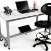 BenchPro Polyurethane Chair with Adjustable Footring, 450lb Capacity-7