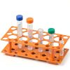 Test Tube Rack ZTSXLLIM 2 Pack Blue Orange Detachable 28-Well Stand-5