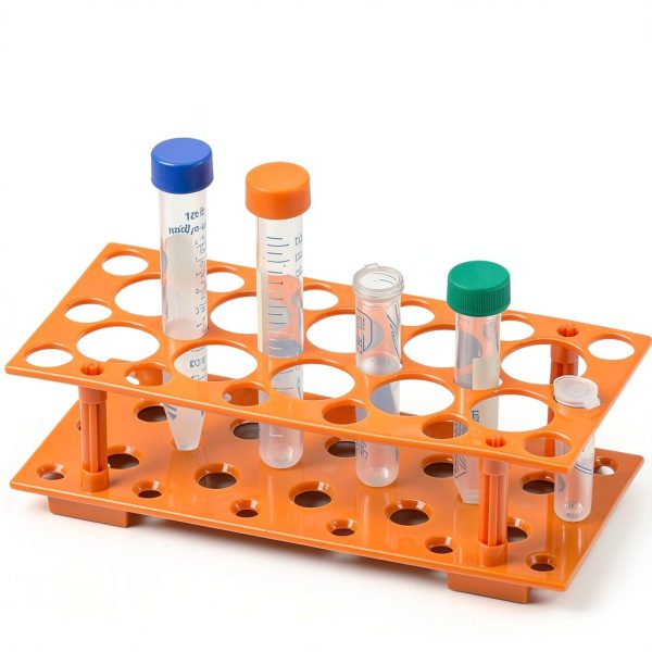Test Tube Rack ZTSXLLIM 2 Pack Blue Orange Detachable 28-Well Stand-5