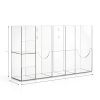 Clear Sterilization Pouches Dispenser Rack – Leinuosen 6‑Divided Wall-1