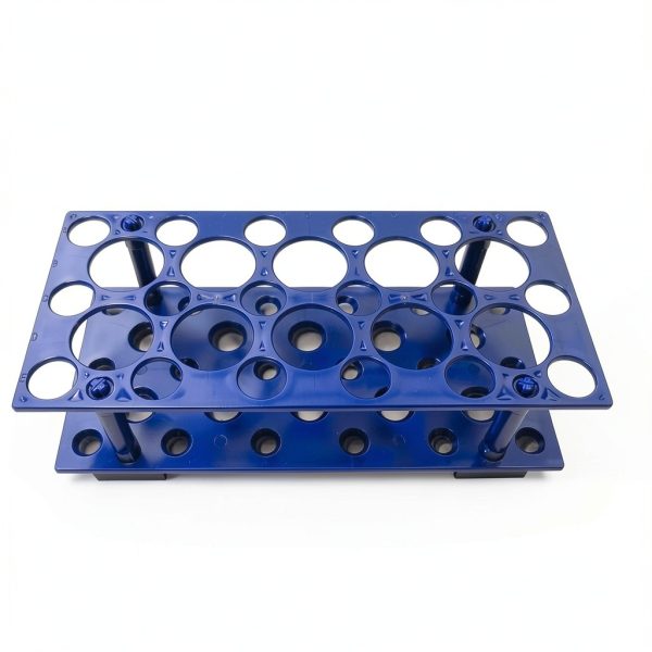 Test Tube Rack ZTSXLLIM 2 Pack Blue Orange Detachable 28-Well Stand-4
