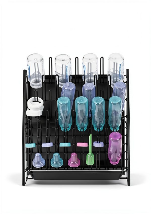 Drying Rack Inevibe Saving Steel Wire Stand Black Model IV-LDR225-3