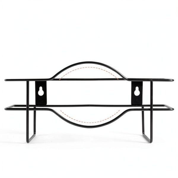 Glove Holder FMP Brands 2 Pack Wall Mount Metal Organizer Black 302021-1