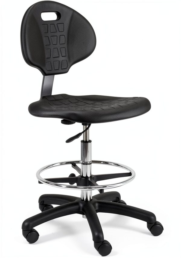BenchPro Polyurethane Chair with Adjustable Footring, 450lb Capacity-0