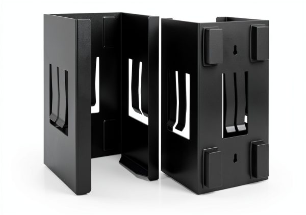 Magnetic Glove Dispenser 2 Pack Heavy Duty Wall Mount by Tottist Black-0