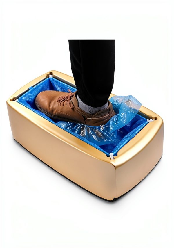 Shoe Cover Dispenser Allyplay Automatic Machine with 200pcs Gold Large-2
