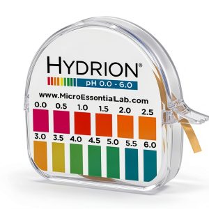 Hydrion S/r Dispenser 0.0-6.0 pH Range 96 15 ft Roll with Color Chart-0